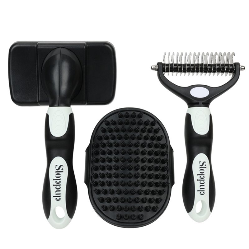 Slicker Brush Self Cleaning Pet Grooming - NOWOŚĆ - 3 SZTUKI W MAGAZYNIE
