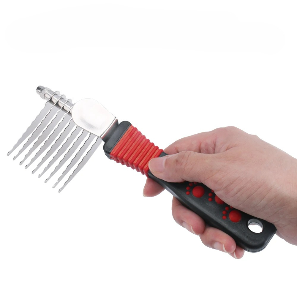 Undercoat Rake Dematting Tool Dog Shedding - Szczotka do podszerstka dla zwierząt, narzędzie