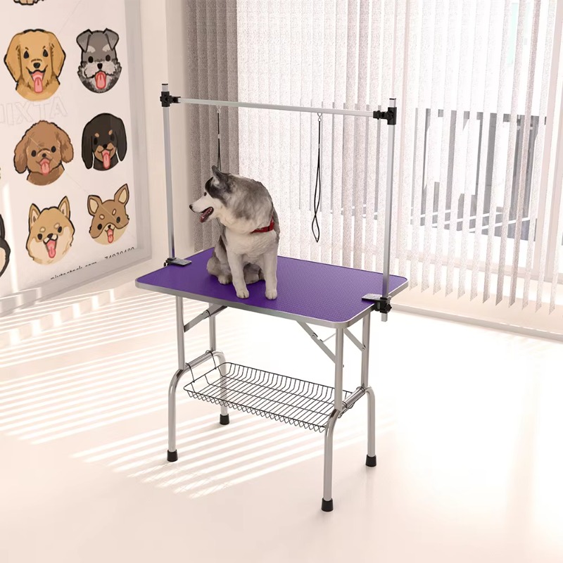 Folding Pet Grooming Table Arm Clamp - Stół do pielęgnacji zwierząt składany, 91