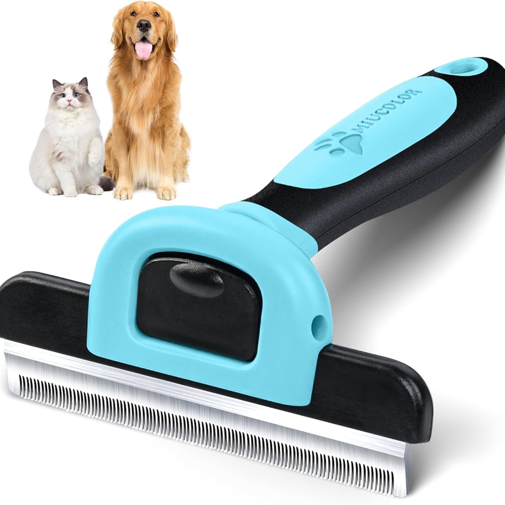 Undercoat Rake Dematting Tool Dog Shedding - Szczotka do pielęgnacji zwierząt - dwustronny