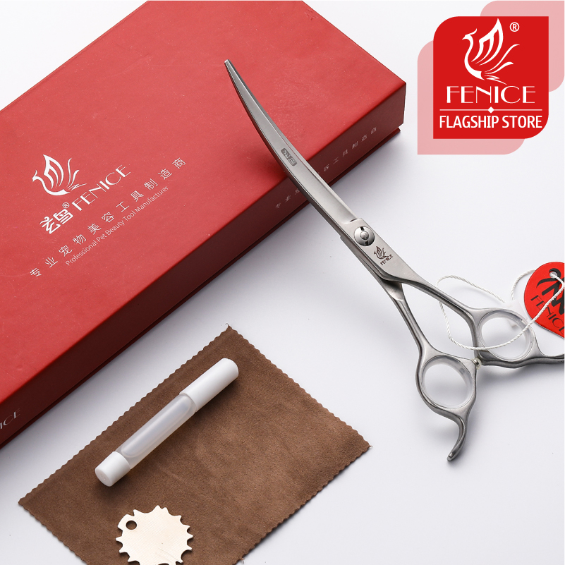 Fenice profesjonalne Pet Dog G – Professional Pet Grooming Scissors Curved recenzja i cena