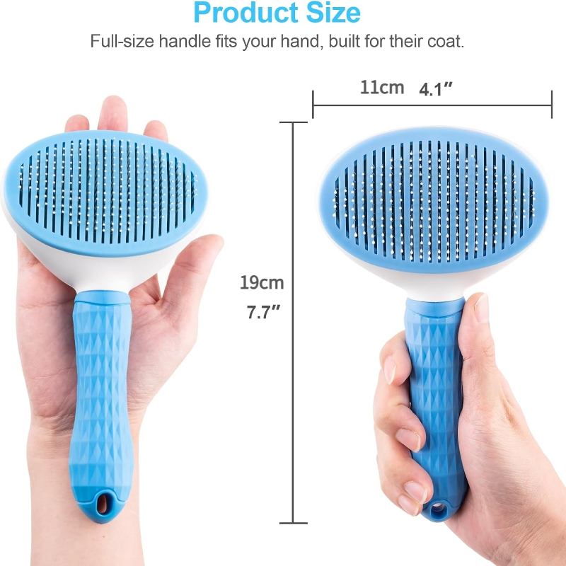 Szczotka samoczyszcząca dla ps – Slicker Brush Self Cleaning Pet Grooming recenzja i cena