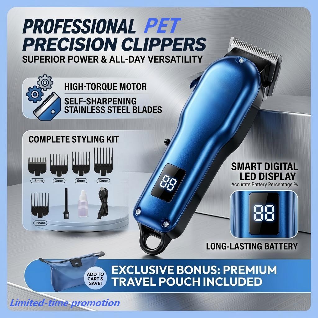Zestaw do strzyżenia psów i ko – Cordless Dog Clippers Low Noise Grooming recenzja i cena