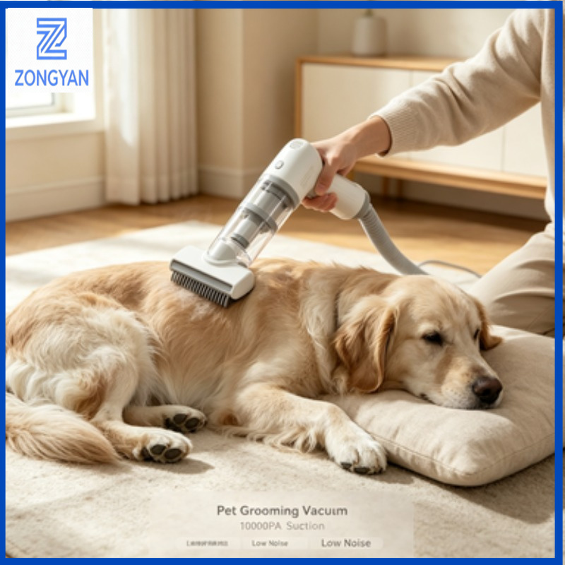 ZONGYAN – bezprzewodowy odkurz – Pet Grooming Vacuum Suction Kit 5 In 1 recenzja i cena