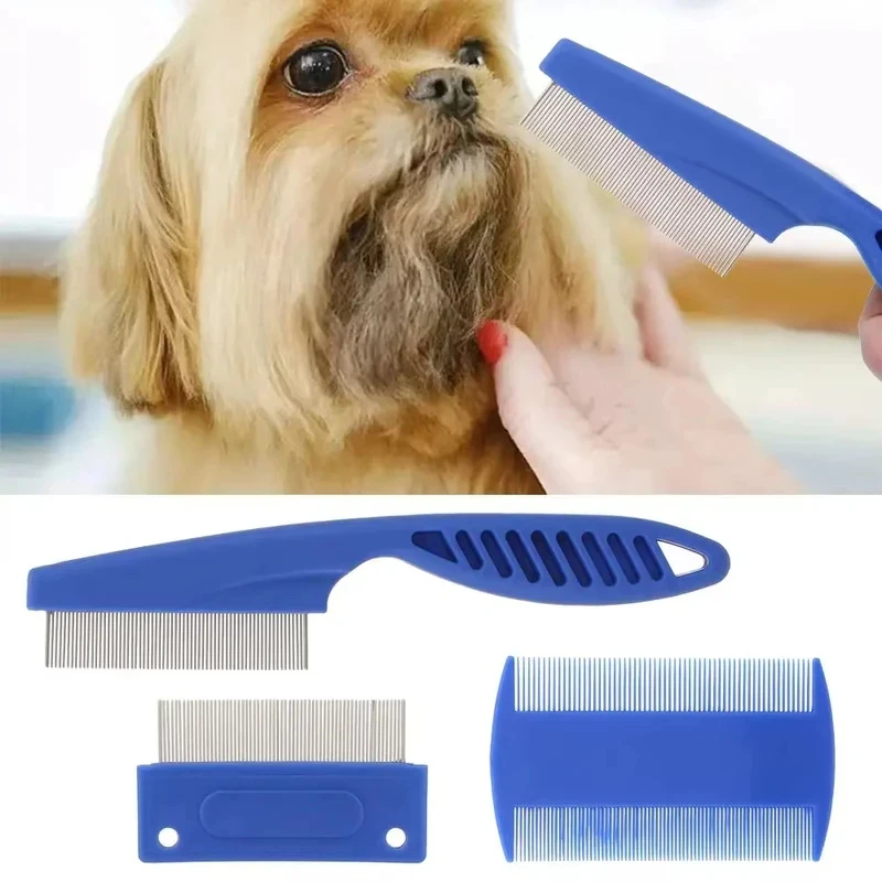6 szt./zestaw Grzebień do pchł – Flea Comb Fine Tooth Pet Tear Stain recenzja i cena