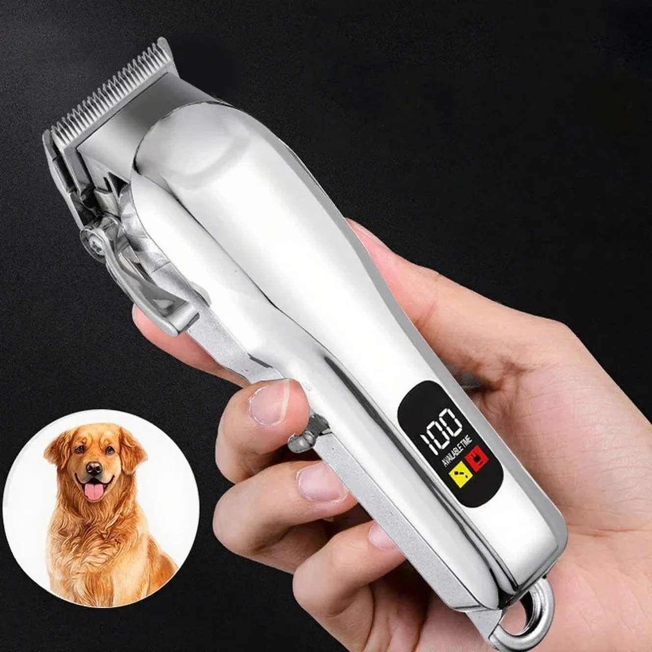 Profesjonalna, bezprzewodowa m – Cordless Dog Clippers Low Noise Grooming recenzja i cena