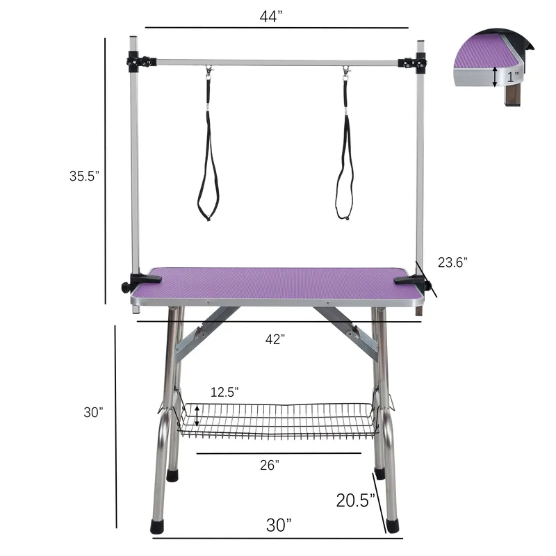 Składany stół do pielęgnacji p – Folding Pet Grooming Table Arm Clamp recenzja i cena
