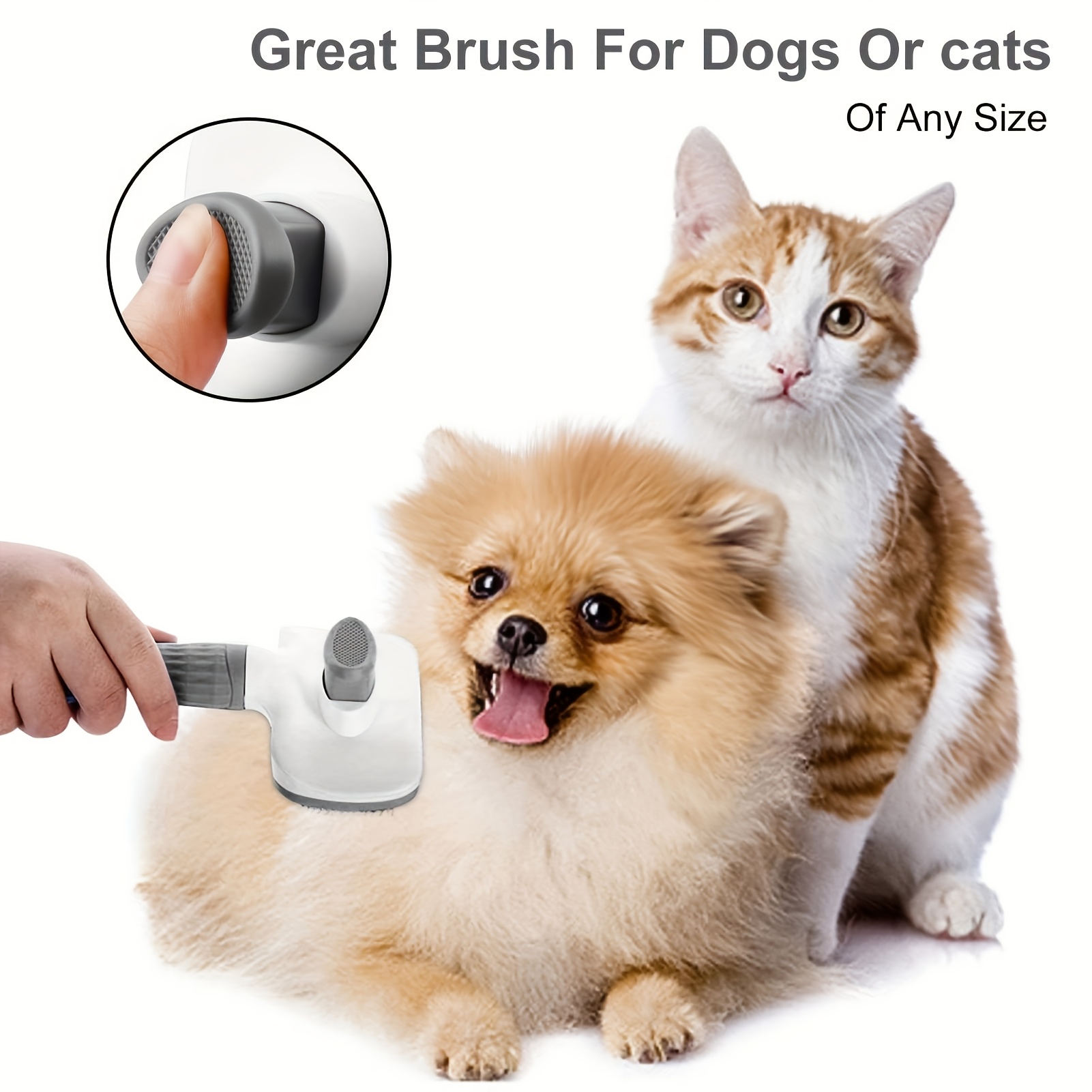 2-częściowy zestaw narzędzi do – Slicker Brush Self Cleaning Pet Grooming recenzja i cena