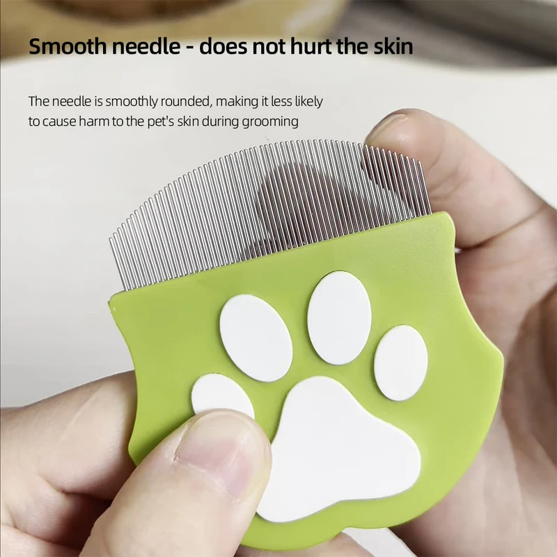 Grzebień do usuwania pcheł dla – Flea Comb Fine Tooth Pet Tear Stain recenzja i cena