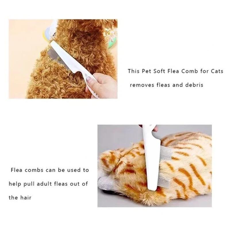 Grzebień do usuwania pcheł dla – Flea Comb Fine Tooth Pet Tear Stain recenzja i cena