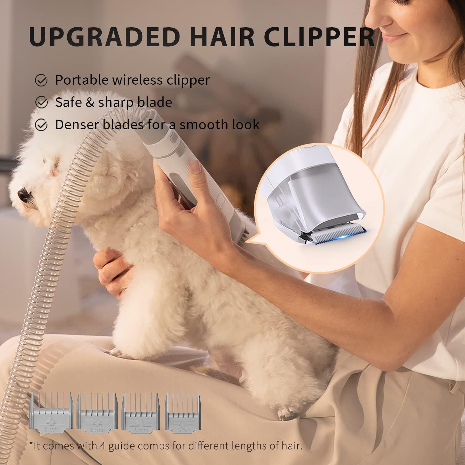 PETKIT Airclipper 5-w-1 Zestaw – Pet Grooming Vacuum Suction Kit 5 In 1 recenzja i cena