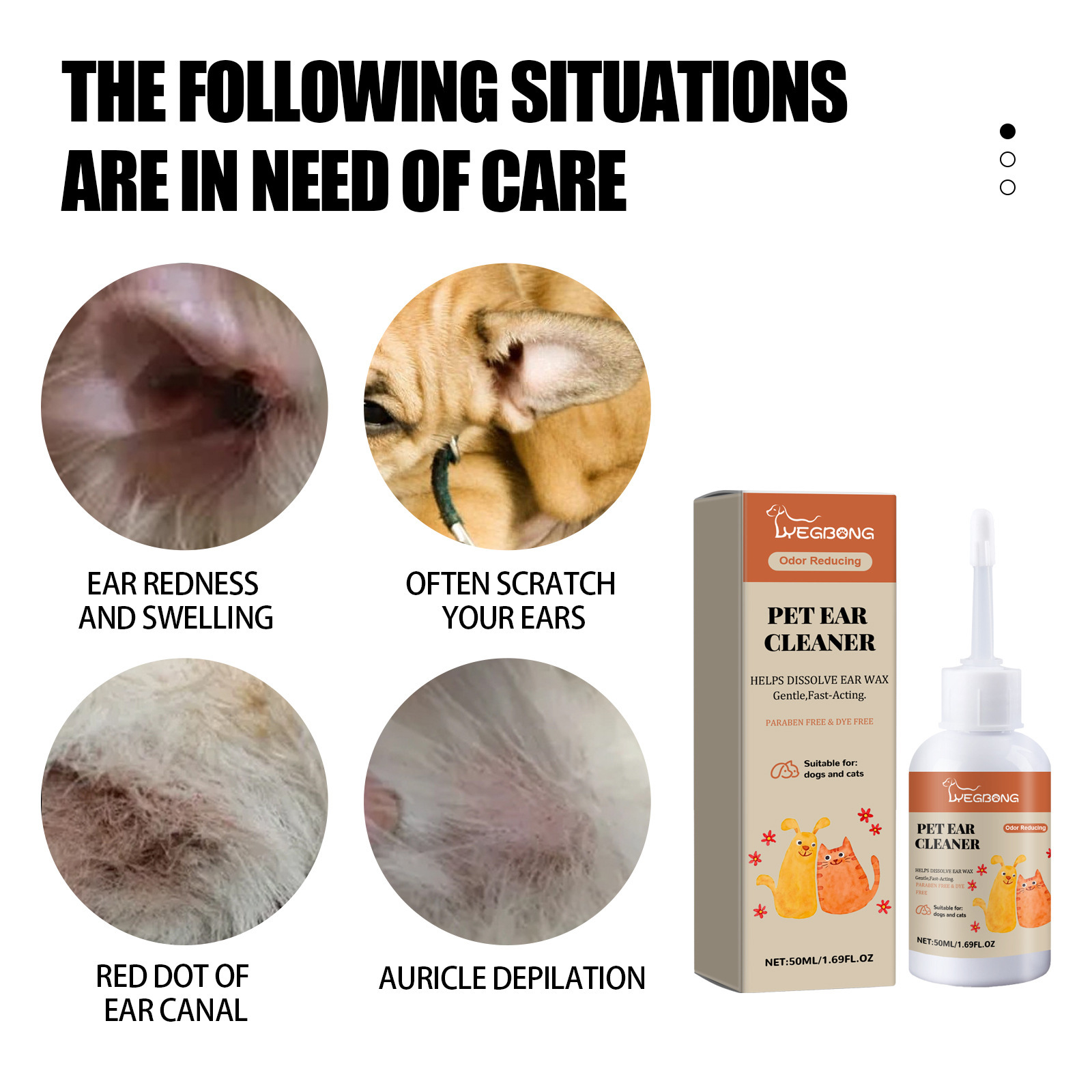 Środek do czyszczenia uszu psa – Dog Ear Cleaner Solution Drops Wash recenzja i cena