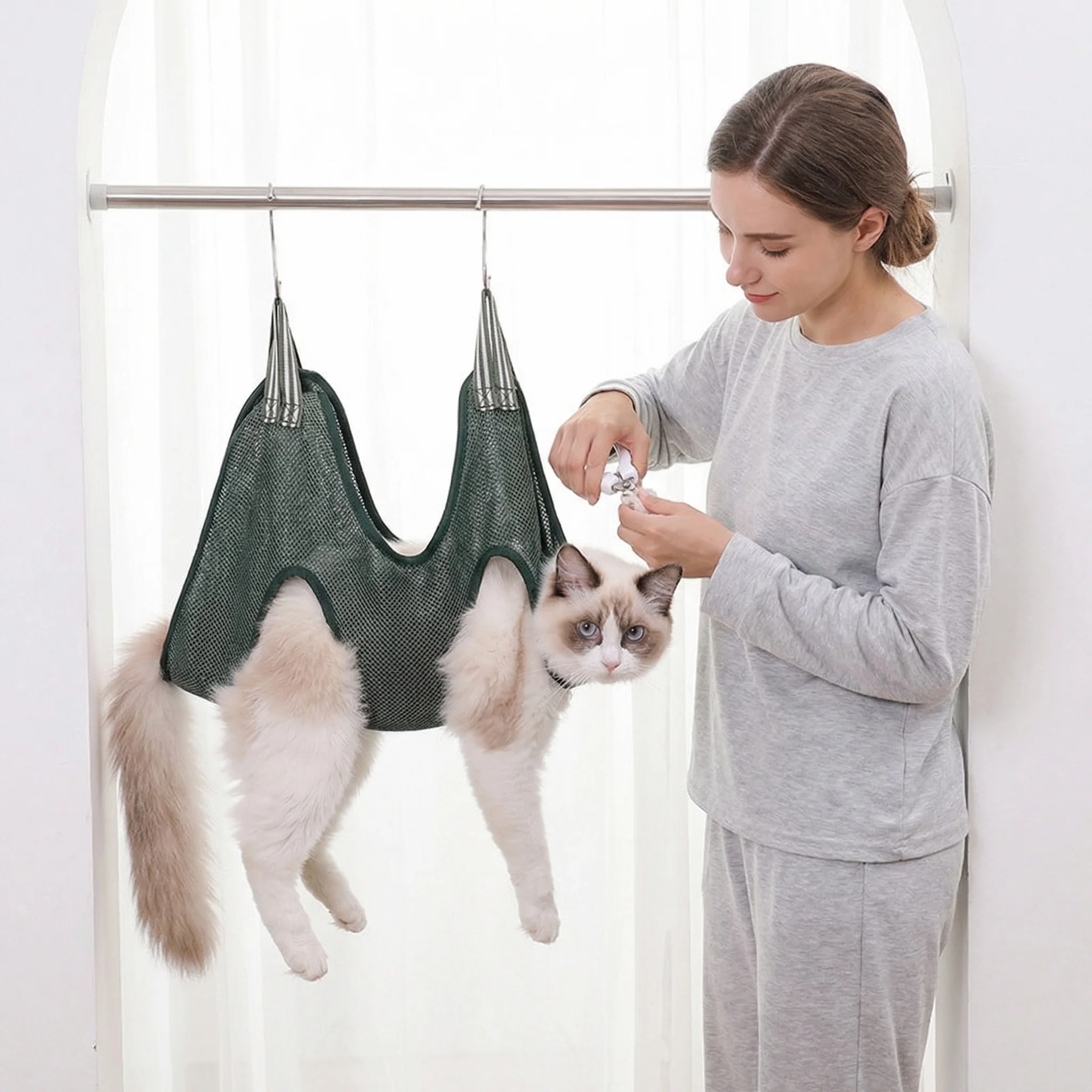 Hamak do pielęgnacji kotów, to – Pet Grooming Hammock Sling Restraint recenzja i cena