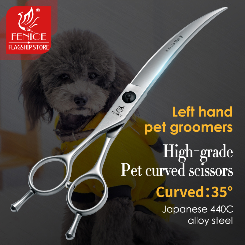 Fenice profesjonalna lewa ręka – Professional Pet Grooming Scissors Curved recenzja i cena