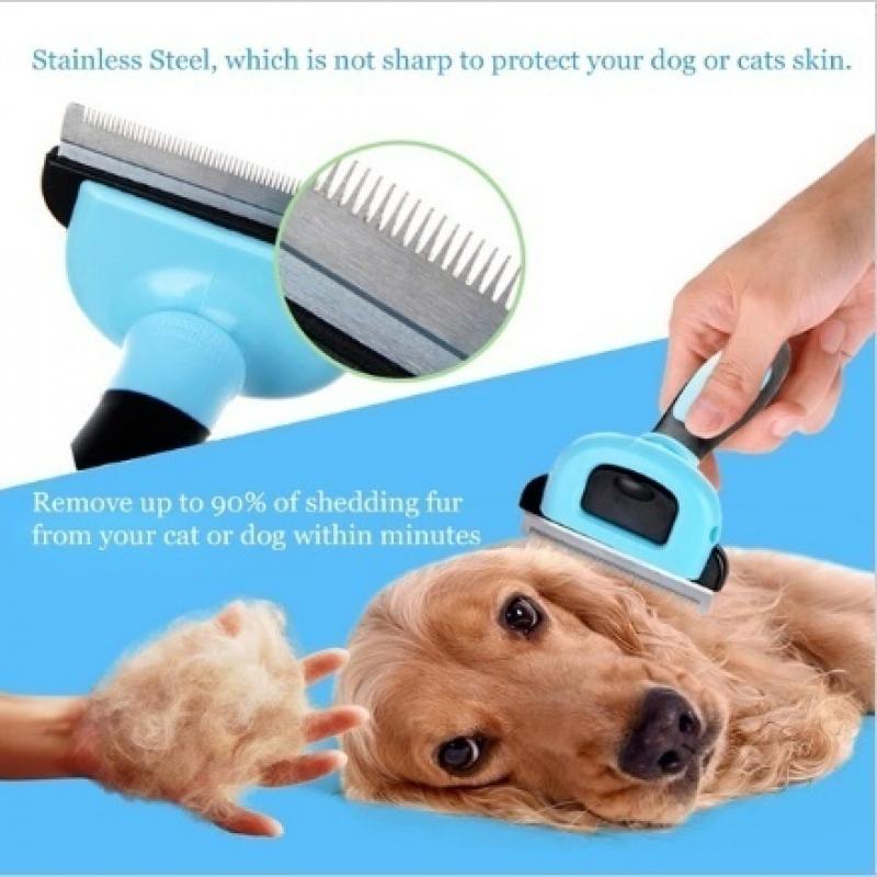 Szczotka do pielęgnacji zwierz – Undercoat Rake Dematting Tool Dog Shedding recenzja i cena