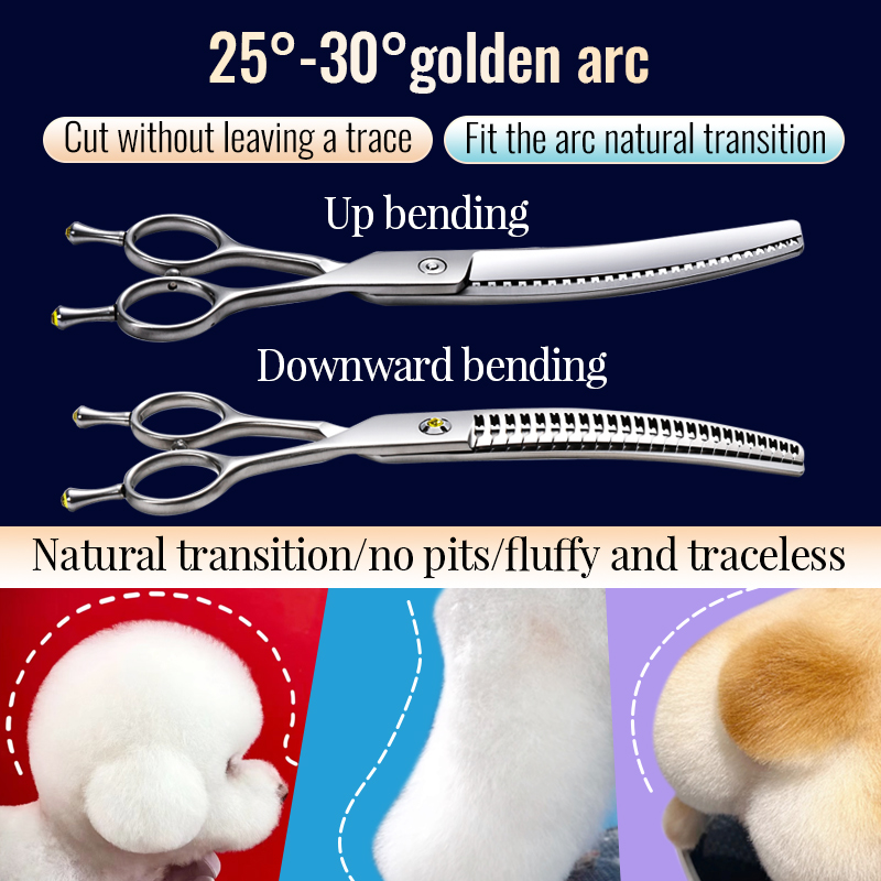 Fenice 7-calowe VG10 profesjon – Professional Pet Grooming Scissors Curved recenzja i cena