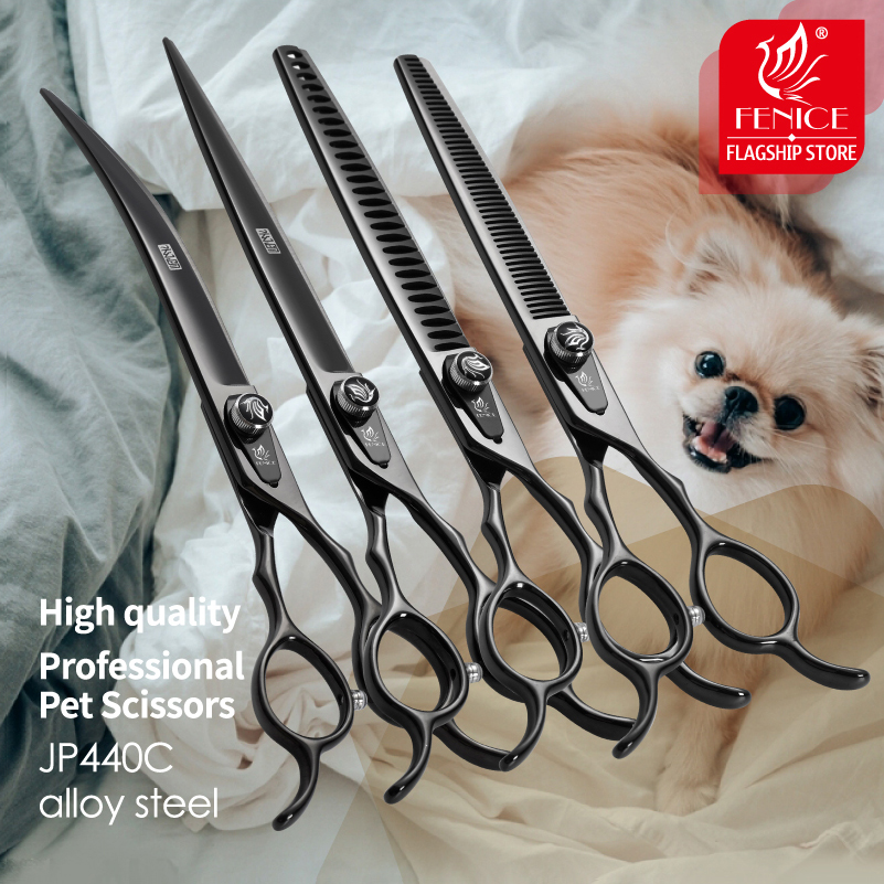 Profesjonalne nożyczki fryzjer – Professional Pet Grooming Scissors Curved recenzja i cena