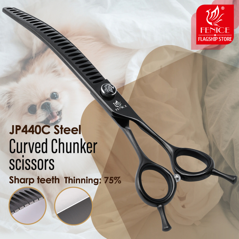 Profesjonalne nożyczki fryzjer – Professional Pet Grooming Scissors Curved recenzja i cena