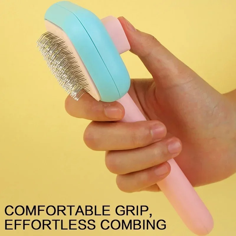Szczotka do pielęgnacji zwierz – Slicker Brush Self Cleaning Pet Grooming recenzja i cena