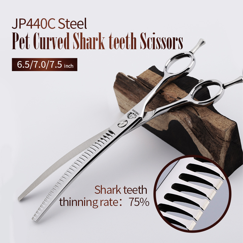 FIRELION 6,5/7,0/7,5 cala prof – Professional Pet Grooming Scissors Curved recenzja i cena