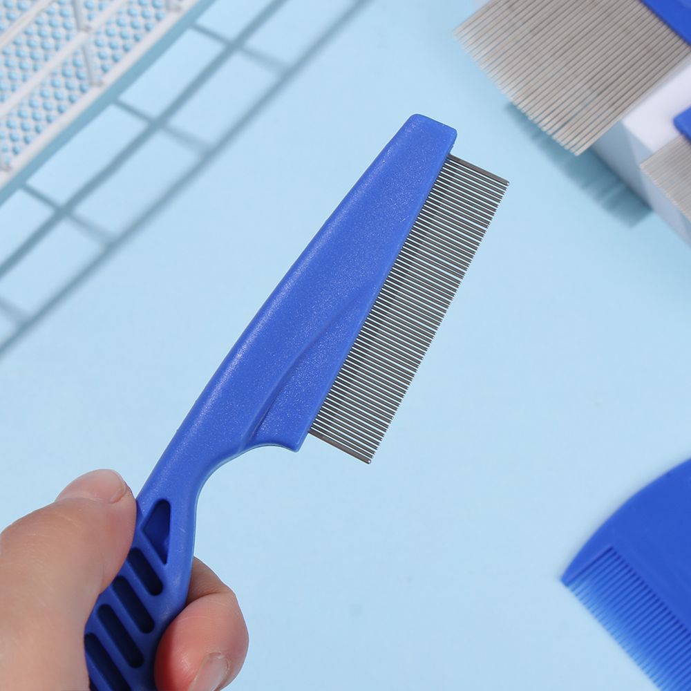 6 szt./zestaw Grzebienie ze st – Flea Comb Fine Tooth Pet Tear Stain recenzja i cena