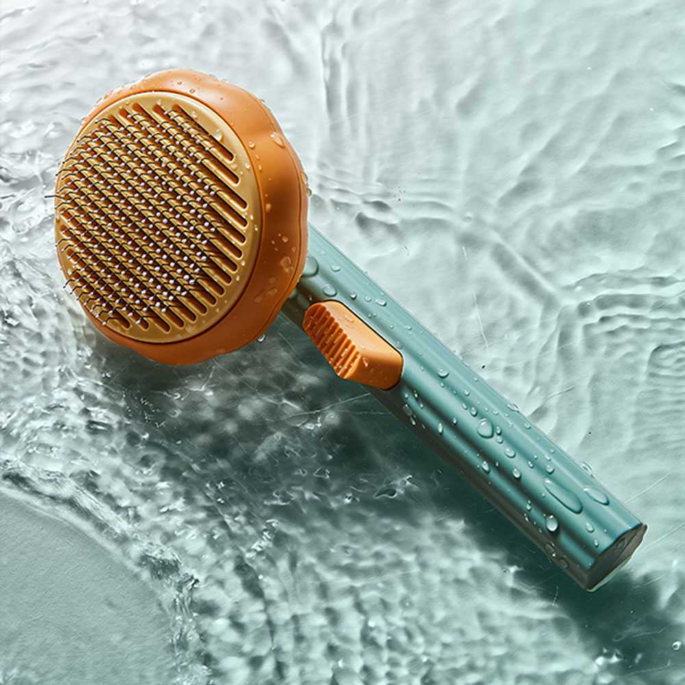 Grzebień do usuwania sierści z – Slicker Brush Self Cleaning Pet Grooming recenzja i cena