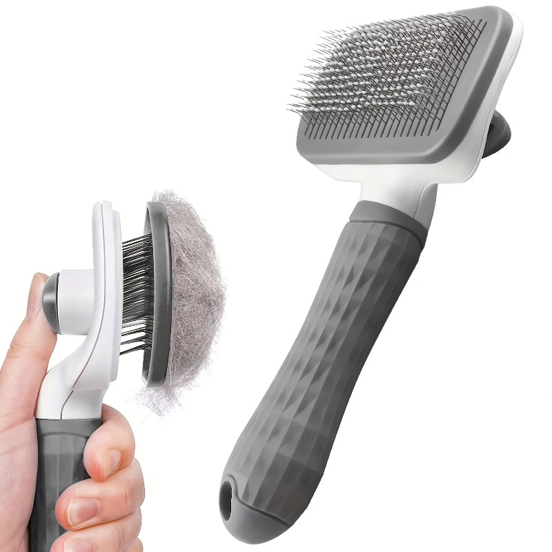 Szczotka do pielęgnacji zwierz – Slicker Brush Self Cleaning Pet Grooming recenzja i cena