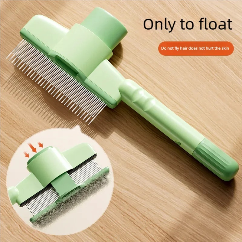 Szczotka do usuwania sierści d – Slicker Brush Self Cleaning Pet Grooming recenzja i cena