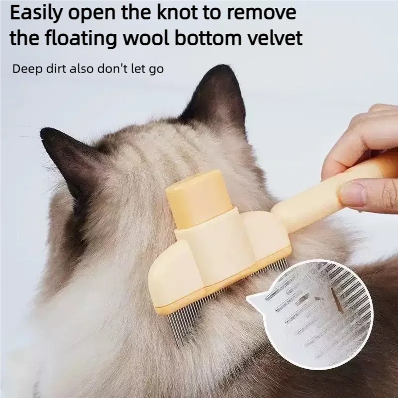 Szczotka do usuwania sierści d – Slicker Brush Self Cleaning Pet Grooming recenzja i cena