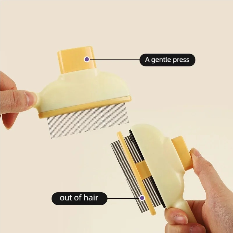 Szczotka do usuwania sierści d – Slicker Brush Self Cleaning Pet Grooming recenzja i cena