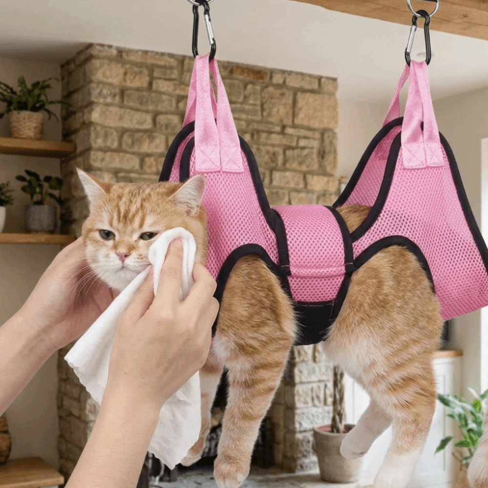 Regulowana siatka do pielęgnac – Pet Grooming Hammock Sling Restraint recenzja i cena