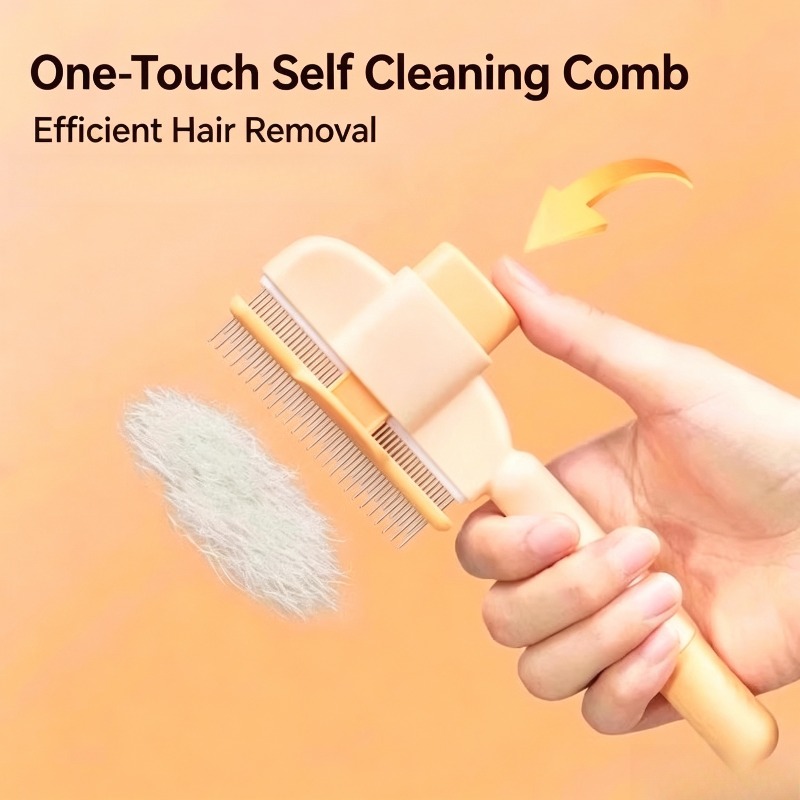 Szczotka samoczyszcząca dla zw – Slicker Brush Self Cleaning Pet Grooming recenzja i cena