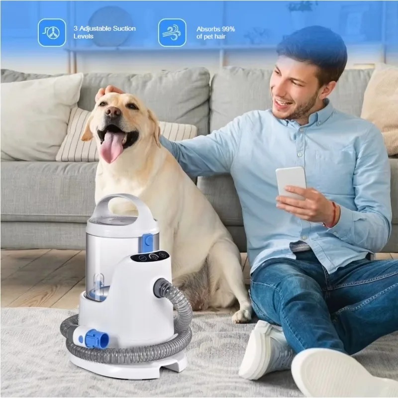 Profesjonalny zestaw do pielęg – Pet Grooming Vacuum Suction Kit 5 In 1 recenzja i cena