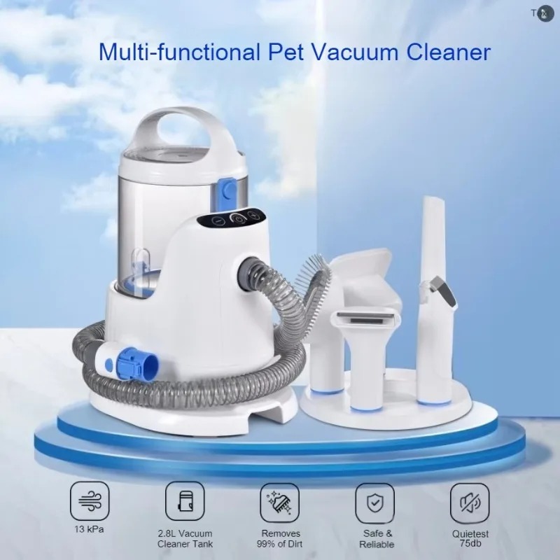 Profesjonalny zestaw do pielęg – Pet Grooming Vacuum Suction Kit 5 In 1 recenzja i cena