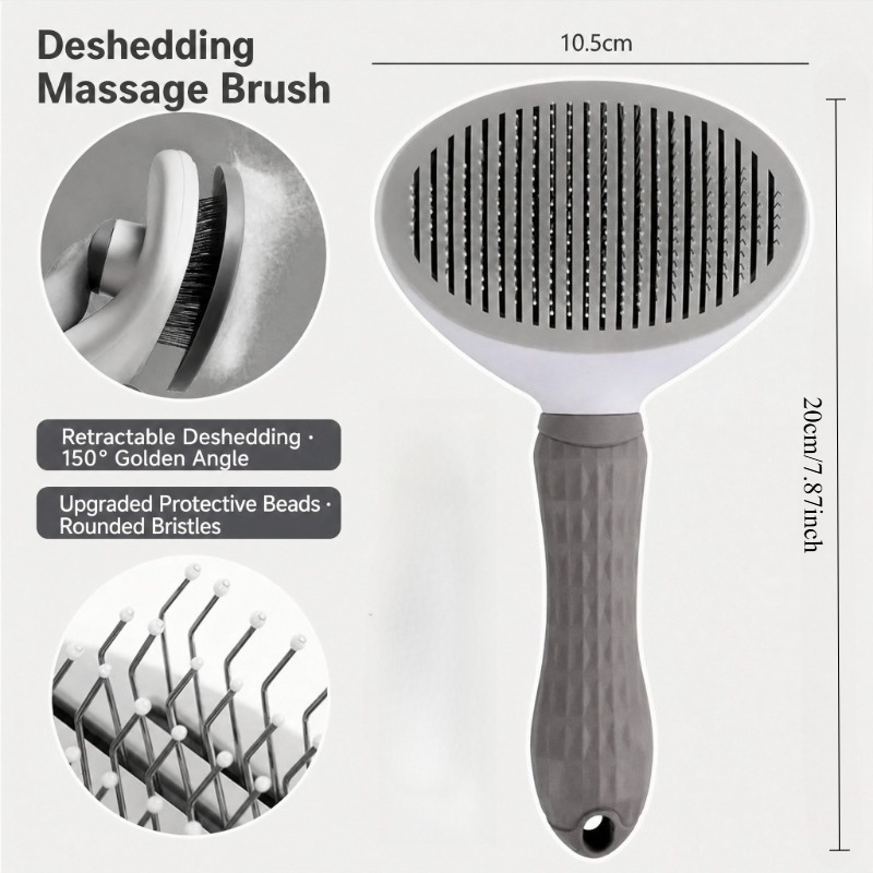 Szczotka do pielęgnacji sierśc – Slicker Brush Self Cleaning Pet Grooming recenzja i cena
