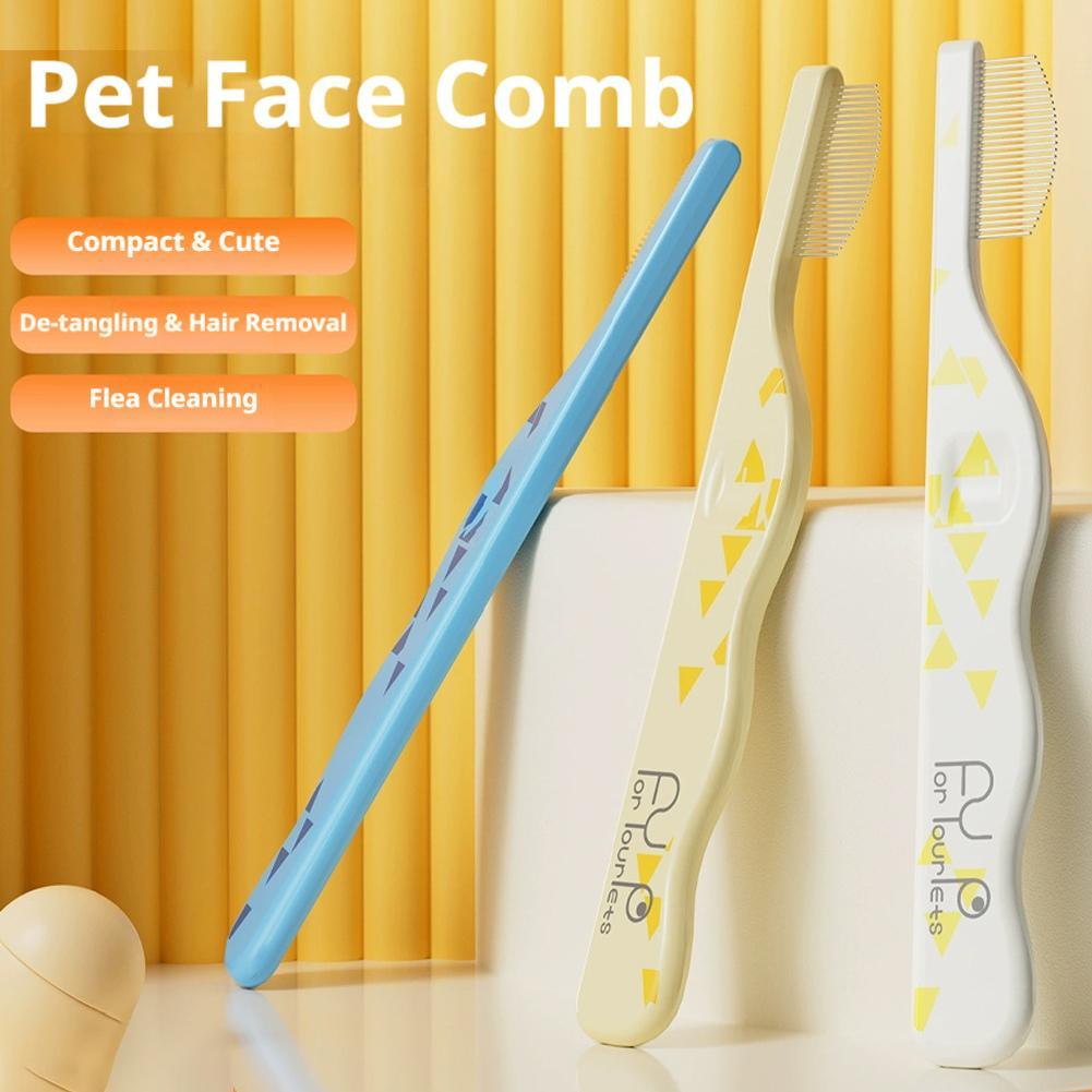 Grzebień do sierści dla kotów, – Flea Comb Fine Tooth Pet Tear Stain recenzja i cena