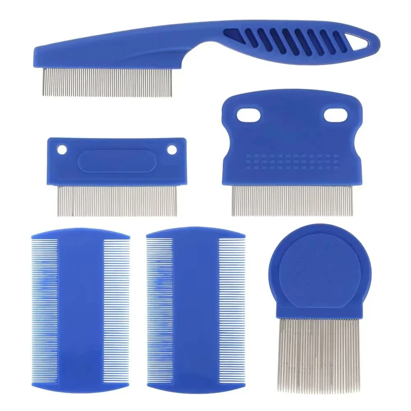 6 sztuk/zestaw Grzebień do usu – Flea Comb Fine Tooth Pet Tear Stain recenzja i cena